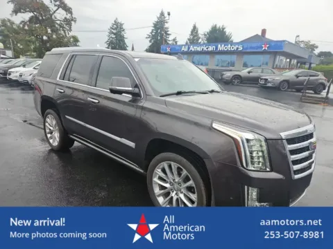 Gray 2018 Cadillac Escalade Premium Luxury Sport Utility 4D for sale in Tacoma, WA
