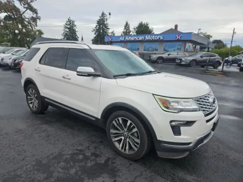 White 2019 Ford Explorer Platinum Sport Utility 4D for sale in Tacoma, WA