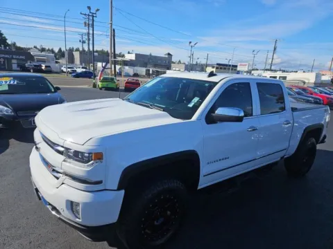 Another view of 2018 Chevrolet Silverado 1500 Crew Cab Z71 LTZ Pickup 4D 5 3/4 ft for sale in Tacoma, WA at All American Motors