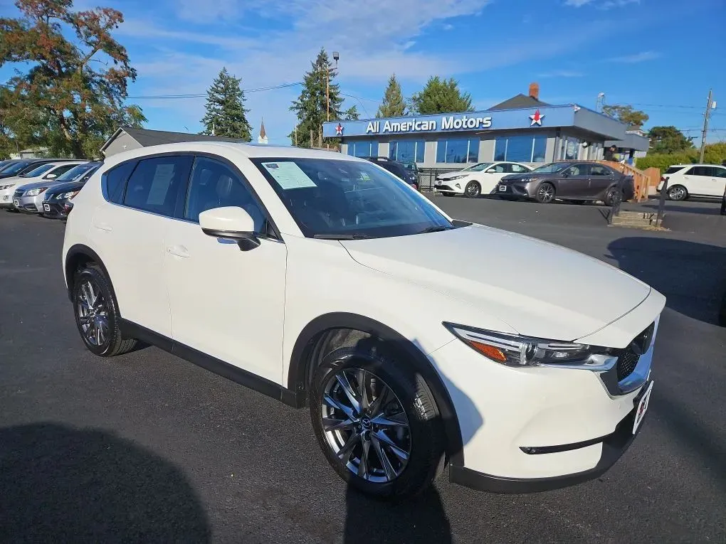 White 2019 MAZDA CX-5 Signature Sport Utility 4D for sale in Tacoma, WA