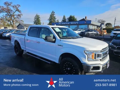 White 2018 Ford F-150 SuperCrew Cab XLT Pickup 4D 5 1/2 ft for sale in Tacoma, WA