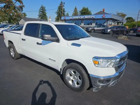 White 2023 Ram 1500 Crew Cab Big Horn Pickup 4D 6 1/3 ft for sale in Tacoma, WA