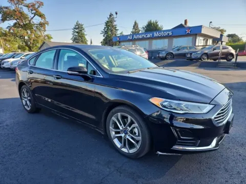 Black 2019 Ford Fusion SEL Sedan 4D for sale in Tacoma, WA
