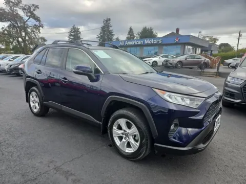 Blue 2019 Toyota RAV4 XLE Sport Utility 4D for sale in Tacoma, WA