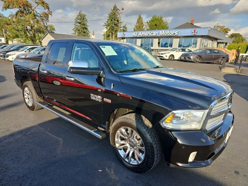 Black 2014 Ram 1500 Crew Cab Laramie Limited Pickup 4D 5 1/2 ft for sale in Tacoma, WA