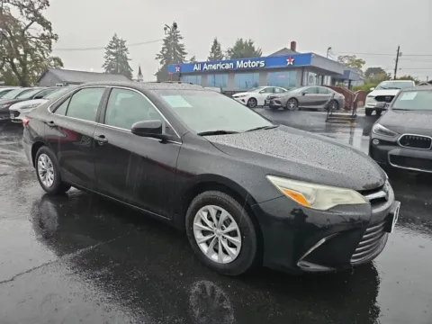 Black 2016 Toyota Camry LE Sedan 4D for sale in Tacoma, WA