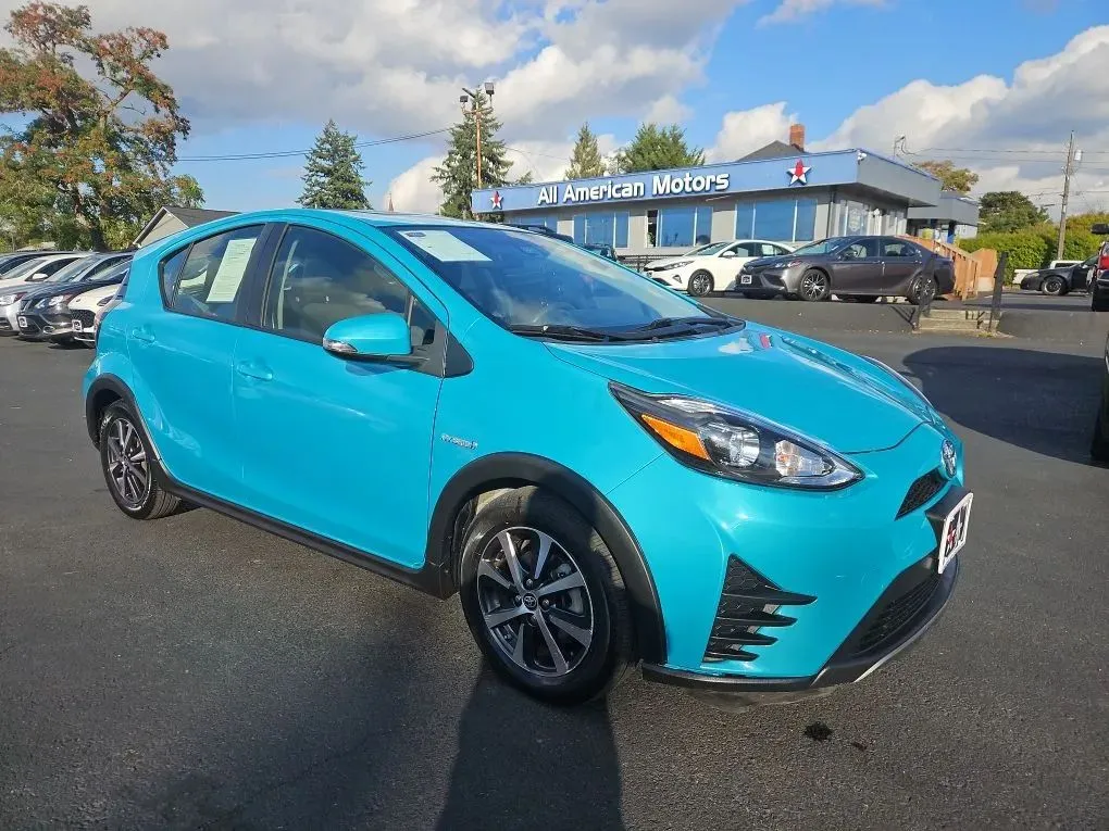 Blue 2018 Toyota Prius c Three Hatchback 4D for sale in Tacoma, WA