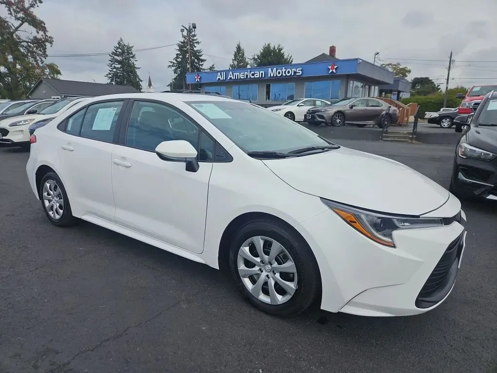 White 2024 Toyota Corolla LE Sedan 4D for sale in Tacoma, WA