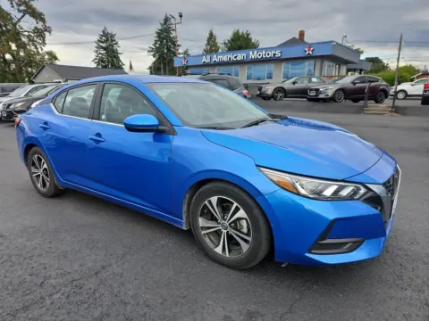 Blue 2023 Nissan Sentra SV Sedan 4D for sale in Tacoma, WA
