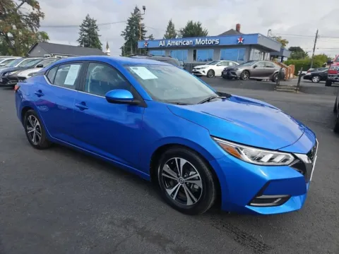 Blue 2023 Nissan Sentra SV Sedan 4D for sale in Tacoma, WA
