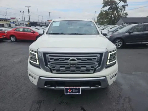 Photos of 2021 Nissan Titan Crew Cab Platinum Reserve Pickup 4D 5 1/2 ft for sale in Tacoma, WA at All American Motors