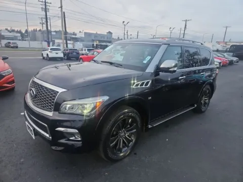 Another view of 2015 INFINITI QX80 Sport Utility 4D for sale in Tacoma, WA at All American Motors
