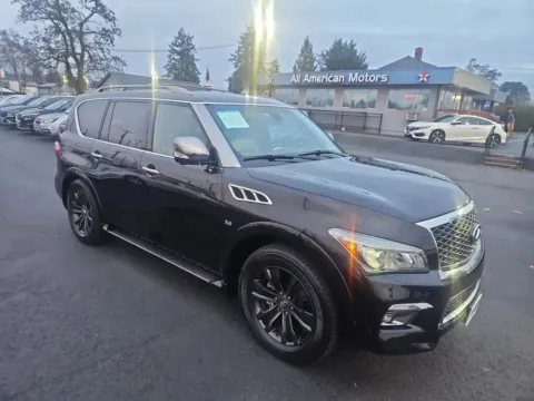 Black 2015 INFINITI QX80 Sport Utility 4D for sale in Tacoma, WA