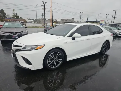 Another view of 2018 Toyota Camry Hybrid SE Sedan 4D for sale in Tacoma, WA at All American Motors