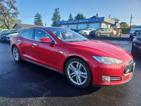 Red 2015 Tesla Model S 85D Sedan 4D for sale in Tacoma, WA