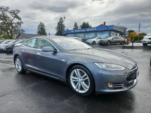 Gray 2014 Tesla Model S 85D Sedan 4D for sale in Tacoma, WA