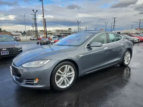 Another view of 2014 Tesla Model S 85D Sedan 4D for sale in Tacoma, WA at All American Motors