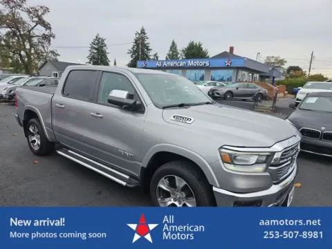 Silver 2019 Ram 1500 Crew Cab Laramie Pickup 4D 5 1/2 ft for sale in Tacoma, WA