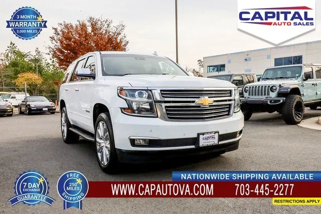 White 2019 Chevrolet Tahoe Premier for sale in Chantilly, VA