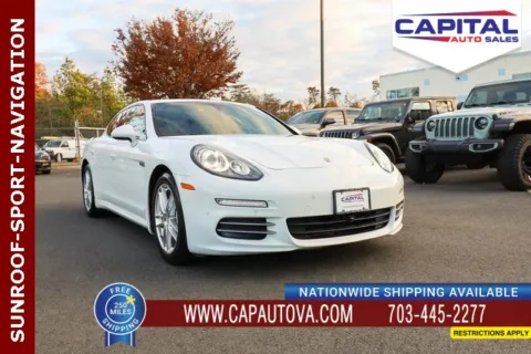 White 2015 Porsche Panamera 4 for sale in Chantilly, VA