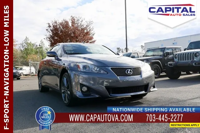 Gray 2013 Lexus IS 350 C for sale in Chantilly, VA