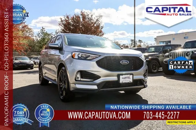 Silver 2022 Ford Edge ST Line for sale in Chantilly, VA