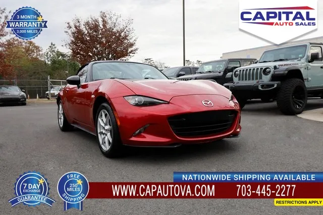 Red 2016 Mazda Miata Sport for sale in Chantilly, VA