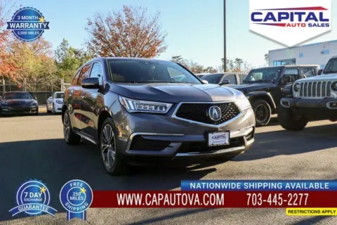 Blue 2020 Acura MDX Technology for sale in Chantilly, VA