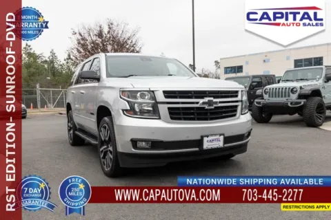 Silver 2018 Chevrolet Tahoe Premier for sale in Chantilly, VA