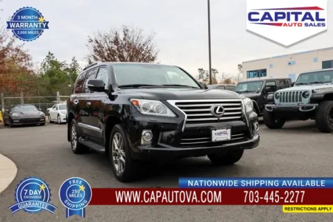 Black 2013 Lexus LX 570 for sale in Chantilly, VA