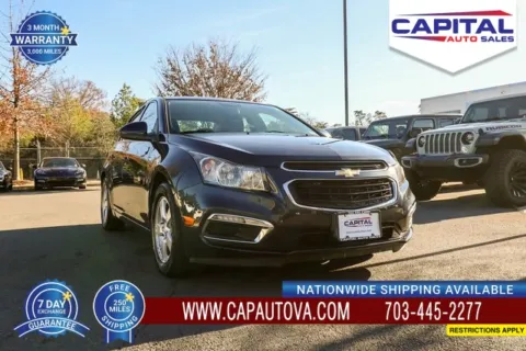 Blue 2016 Chevrolet Cruze Limited 1LT for sale in Chantilly, VA