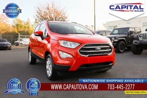 Red 2021 Ford EcoSport SE for sale in Chantilly, VA