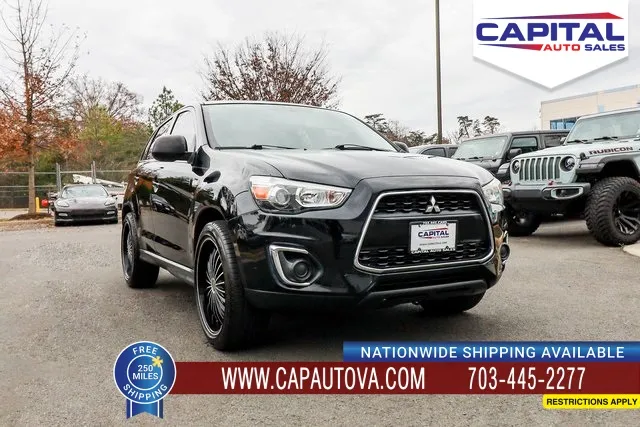 Black 2014 Mitsubishi Outlander Sport ES for sale in Chantilly, VA