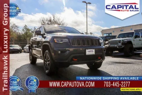 Gray 2018 Jeep Grand Cherokee Trailhawk for sale in Chantilly, VA