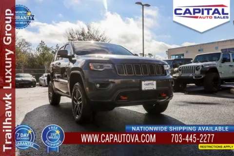 Gray 2018 Jeep Grand Cherokee Trailhawk for sale in Chantilly, VA