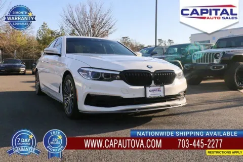 White 2020 BMW 5 Series 530i xDrive for sale in Chantilly, VA
