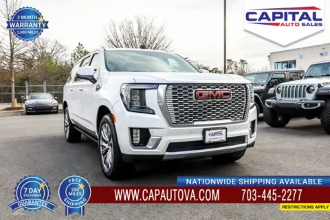 White 2021 GMC Yukon XL Denali for sale in Chantilly, VA