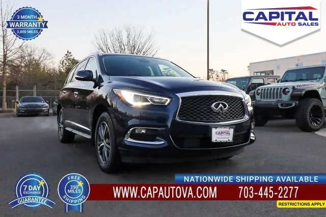 Blue 2019 INFINITI QX60 LUXE for sale in Chantilly, VA