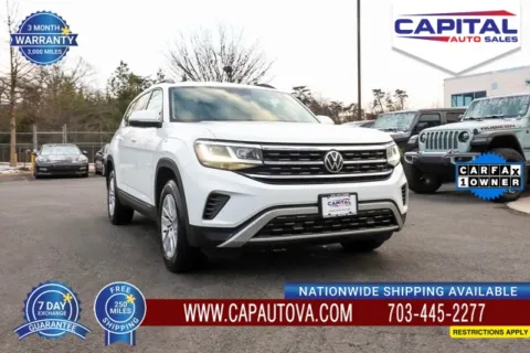 White 2021 Volkswagen Atlas 2.0T S for sale in Chantilly, VA