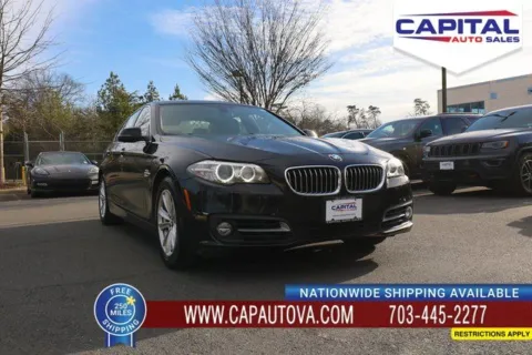 Black 2015 BMW 5 Series 528i xDrive for sale in Chantilly, VA