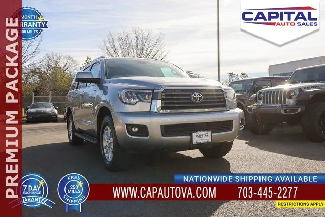 Silver 2018 Toyota Sequoia SR5 for sale in Chantilly, VA