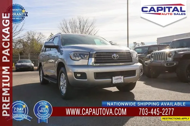 Silver 2018 Toyota Sequoia SR5 for sale in Chantilly, VA