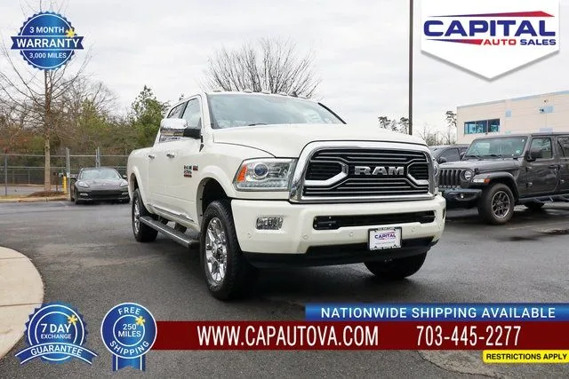 White 2017 Ram 2500 Limited for sale in Chantilly, VA