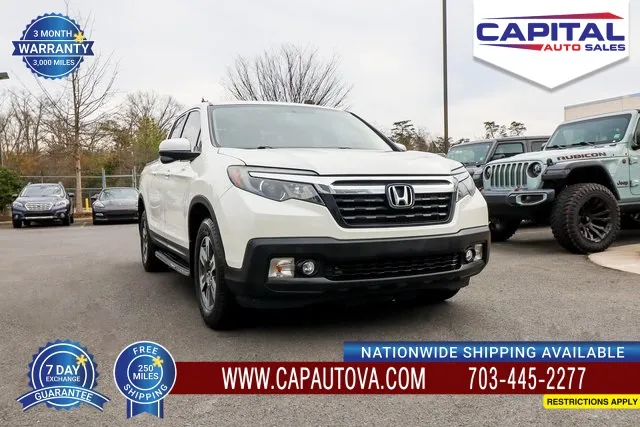 White 2017 Honda Ridgeline RTL-T for sale in Chantilly, VA
