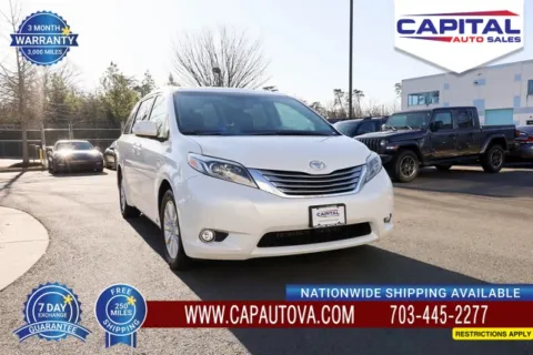 Red 2017 Toyota Sienna Limited Premium for sale in Chantilly, VA