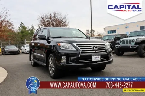 Black 2013 Lexus LX 570 for sale in Chantilly, VA