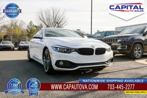 White 2020 BMW 4 Series 430i Gran Coupe for sale in Chantilly, VA