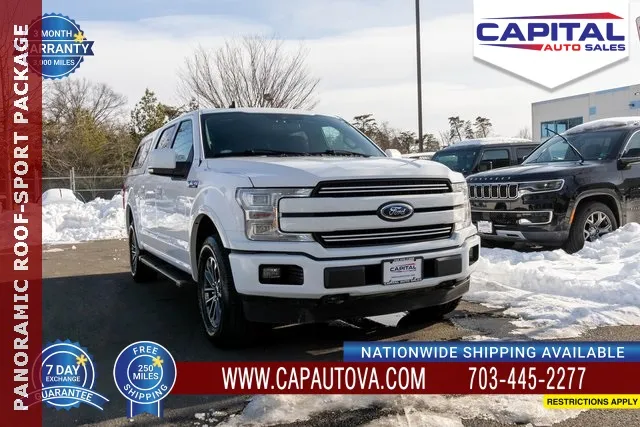 White 2020 Ford F-150 Lariat for sale in Chantilly, VA