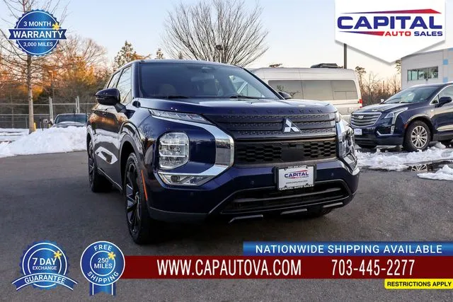 Blue 2022 Mitsubishi Outlander Black Edition for sale in Chantilly, VA