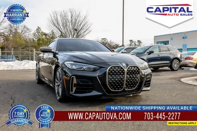 Black 2021 BMW 4 Series M440i xDrive for sale in Chantilly, VA